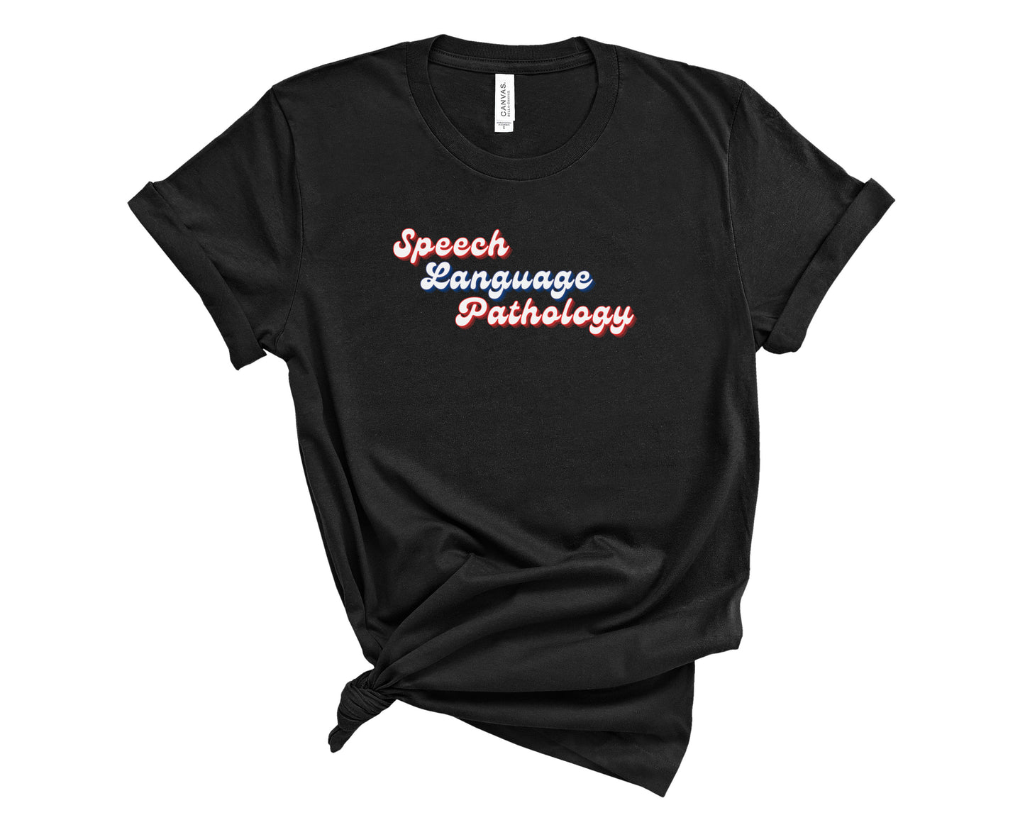 Retro Speech Language Pathology Shirt (Large Design)