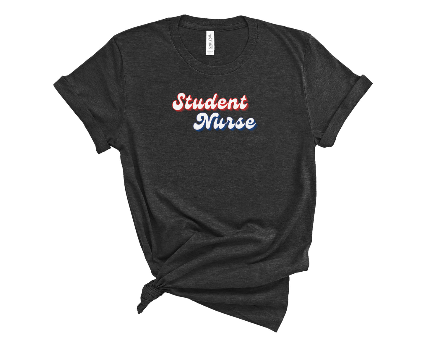 Retro Student Nurse Shirt (Large Design)