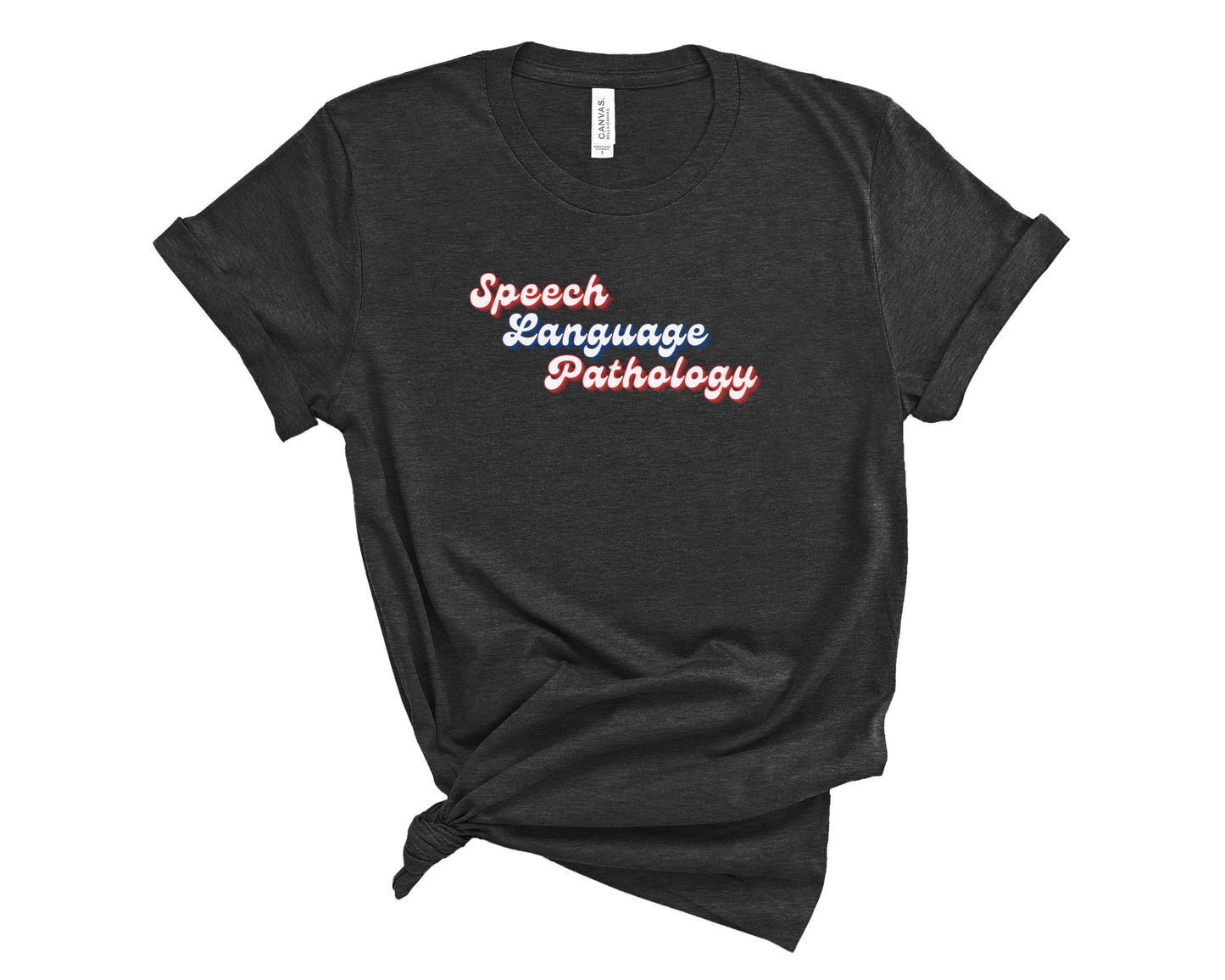 Retro Speech Language Pathology Shirt (Large Design)