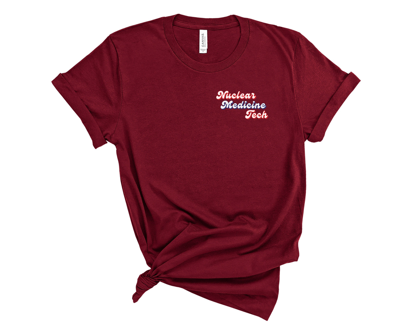 Retro Nuclear Medicine Tech Shirt (Small Design)