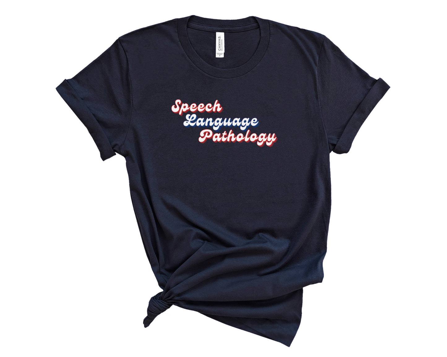Retro Speech Language Pathology Shirt (Large Design)