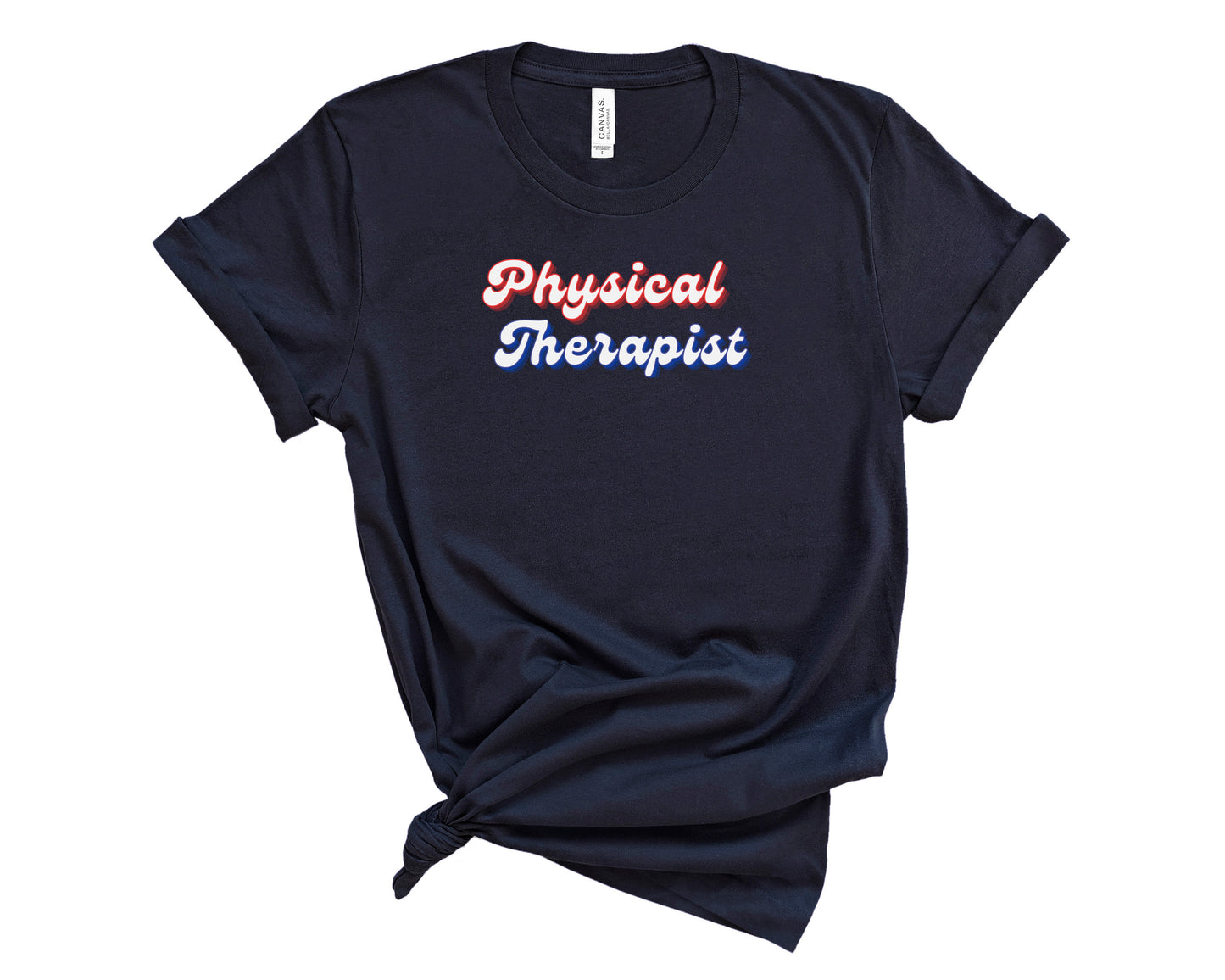 Retro Physical Therapist Shirt (Large Design)