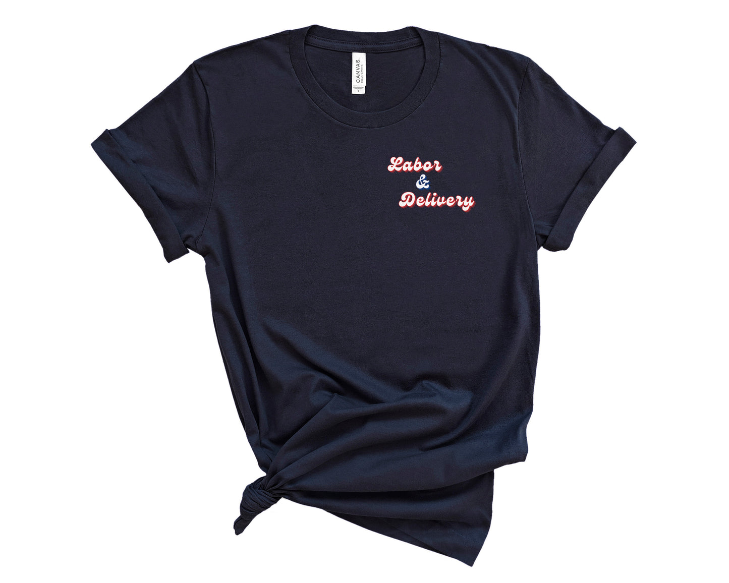 Retro Labor & Delivery Shirt (Small Design)