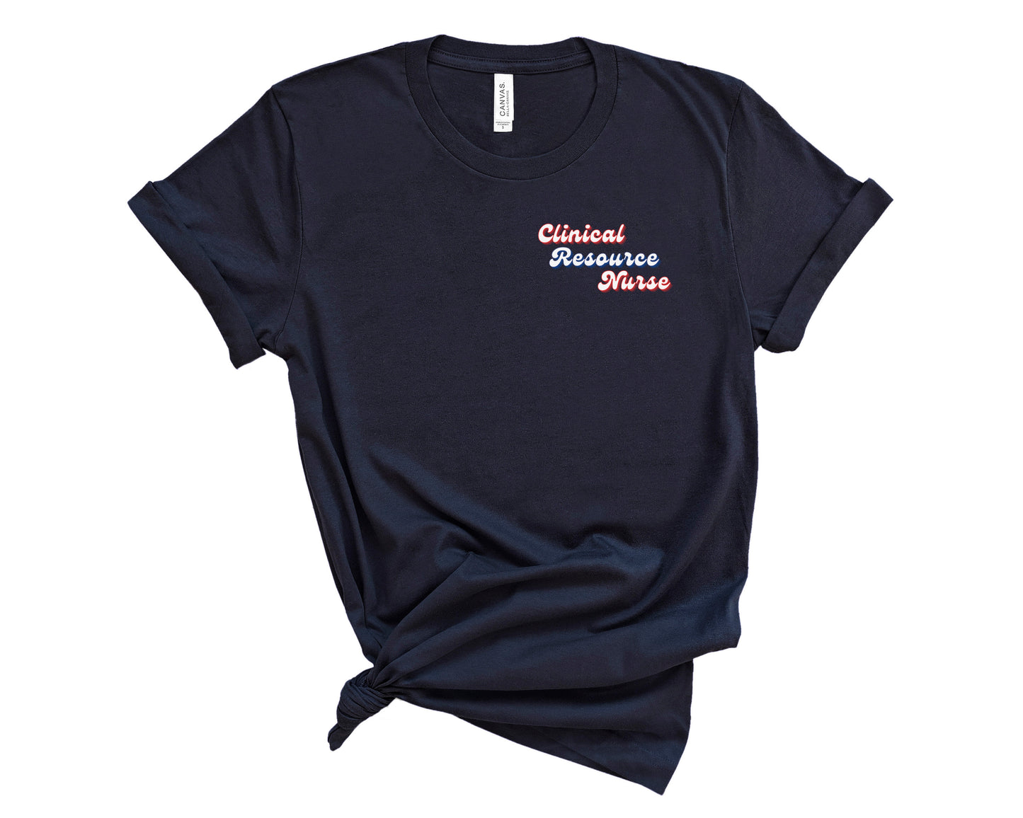 Retro Clinical Resource Nurse Shirt (Small Design)