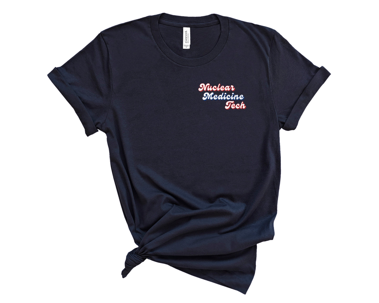 Retro Nuclear Medicine Tech Shirt (Small Design)