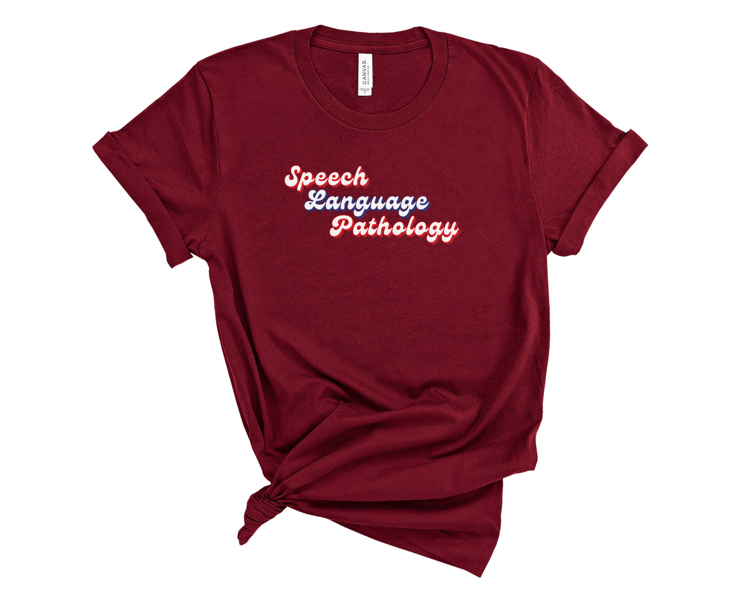 Retro Speech Language Pathology Shirt (Large Design)