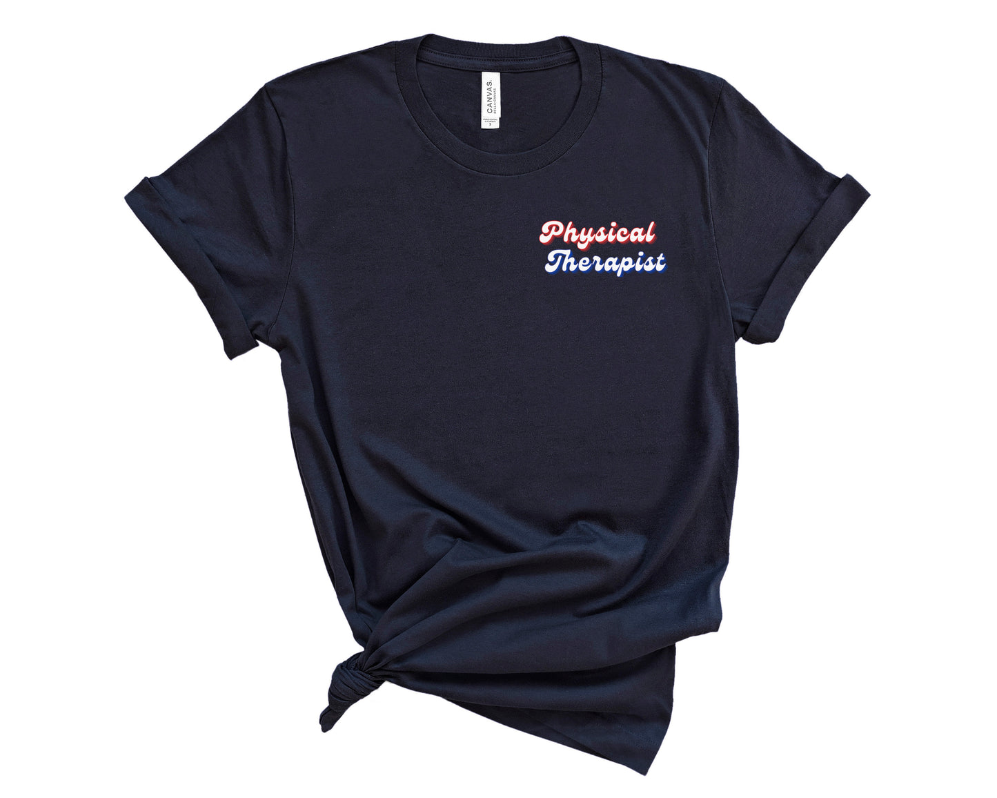 Retro Physical Therapist Shirt (Small Design)
