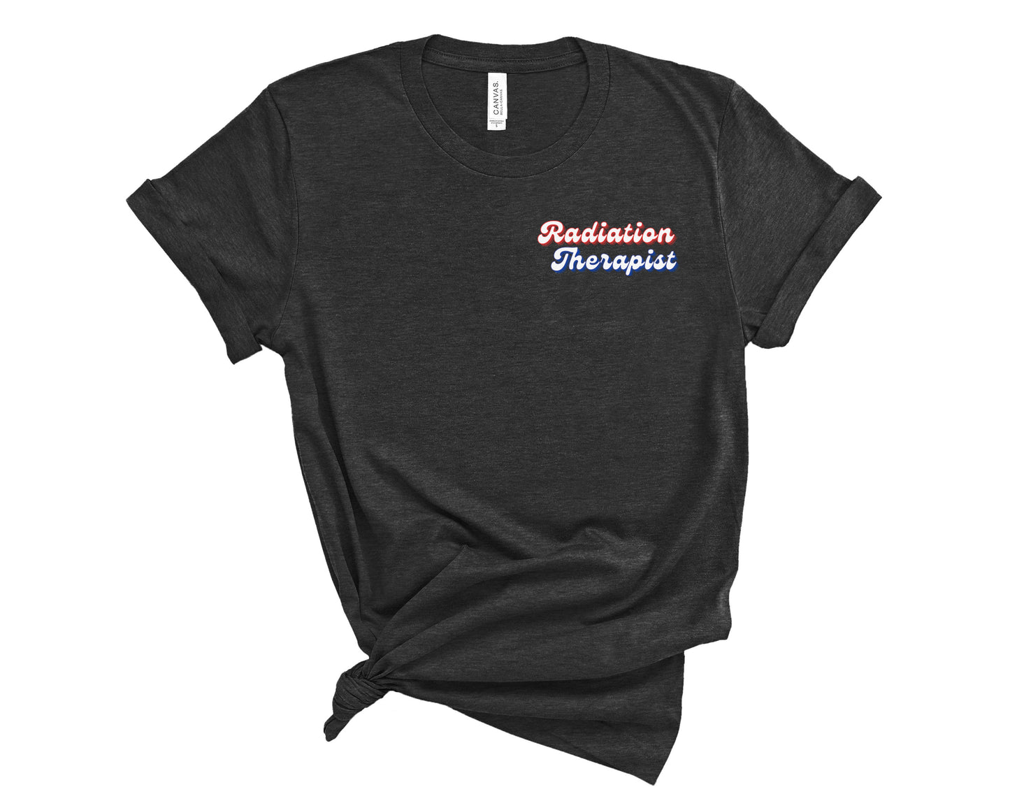 Retro Radiation Therapist Shirt (Small Design)