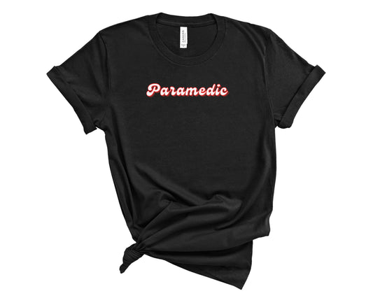 Retro Paramedic Shirt (Large Design)