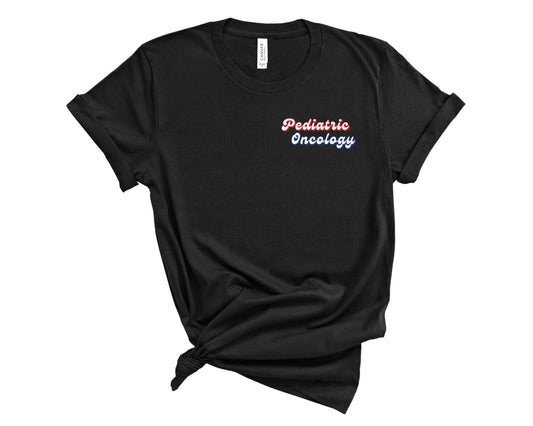Retro Pediatric Oncology Shirt (Small Design)