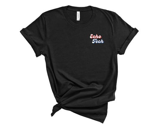 Retro Echo Tech Shirt (Small Design)