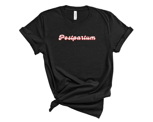 Retro Postpartum Shirt (Large Design)