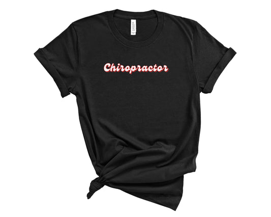 Retro Chiropractor Shirt (Large Design)