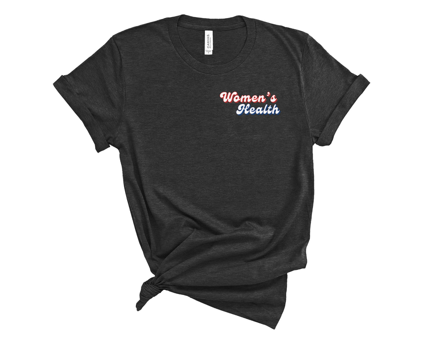 Retro Women's Health Shirt (Small Design)