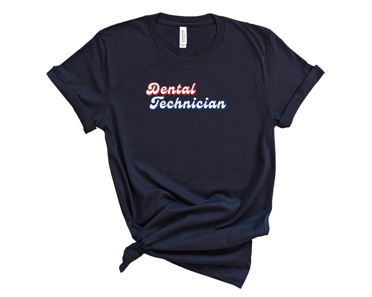 Retro Dental Technician Shirt (Large Design)