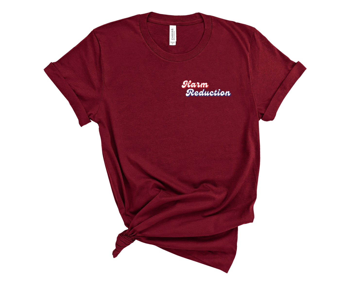 Retro Harm Reduction Shirt (Small Design)