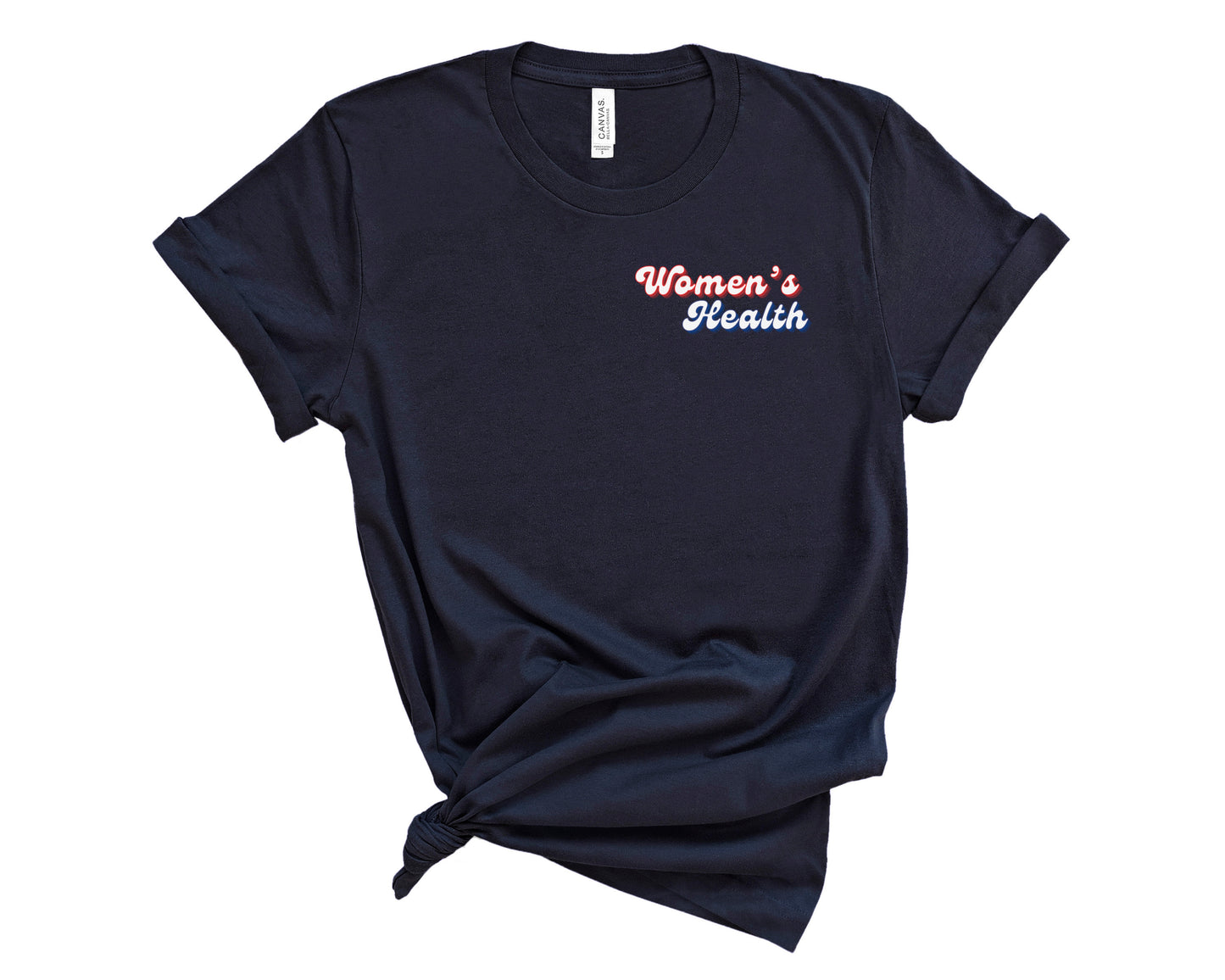Retro Women's Health Shirt (Small Design)
