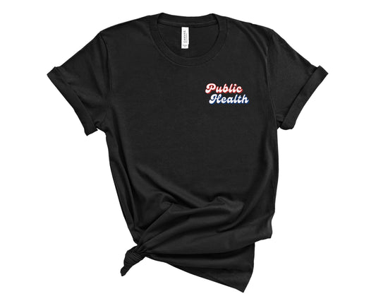 Retro Public Health Shirt (Small Design)