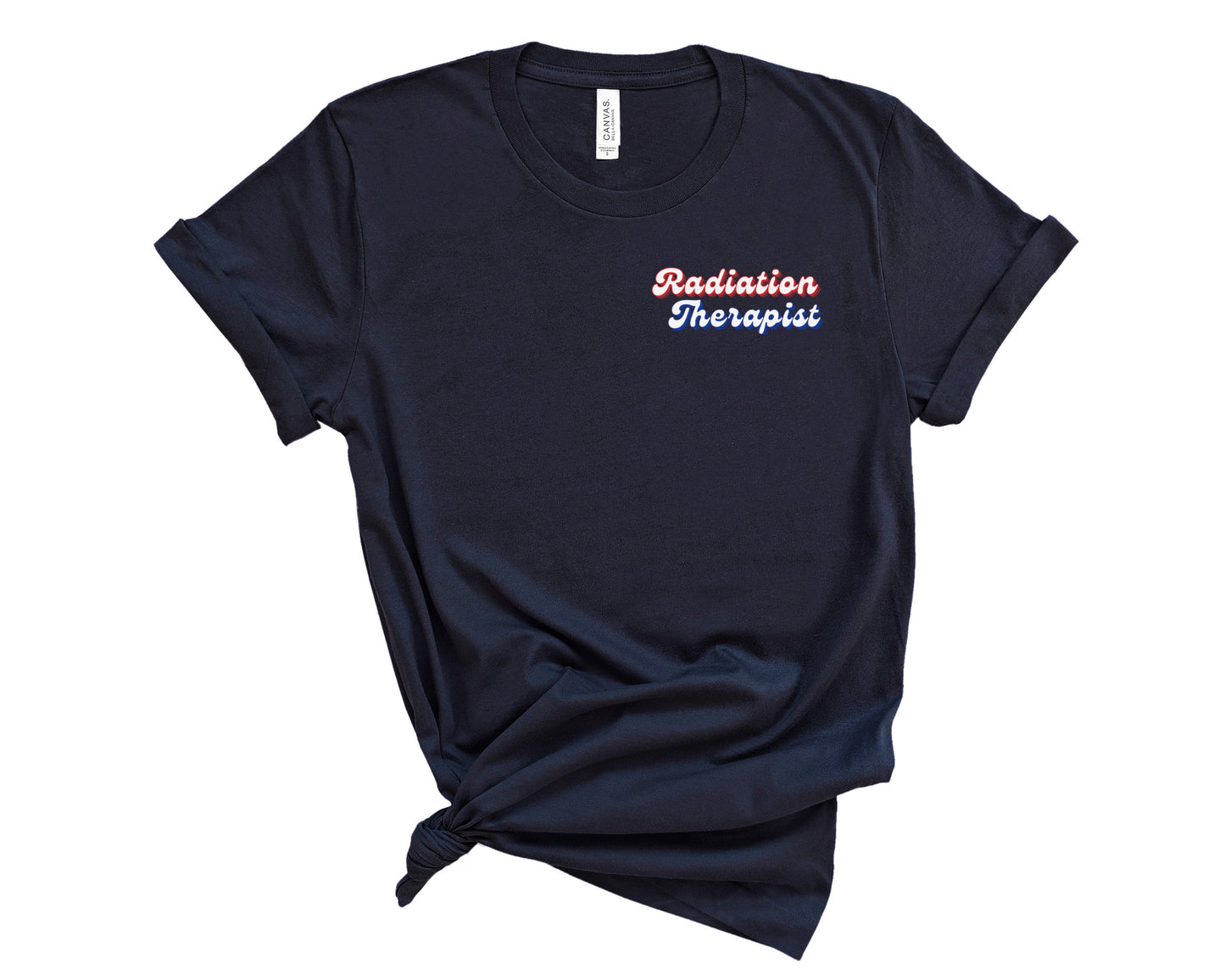 Retro Radiation Therapist Shirt (Small Design)